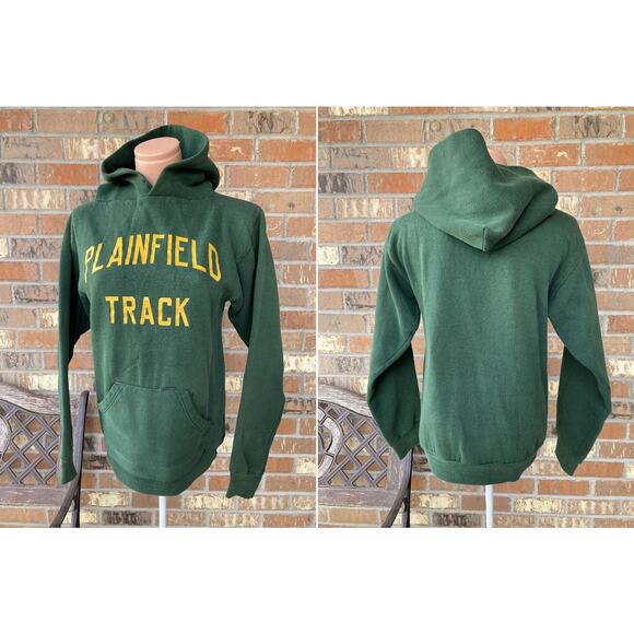 Mens S 70s Russell Athletic Hooded Hoodie Sweat Shirt Vintage Double Face - Picture 1 of 4
